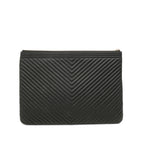 Chanel Chevron Boy O Case Medium Black