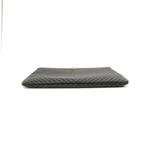 Chanel Chevron Boy O Case Medium Black