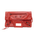 Balenciaga Envelope Clutch Red