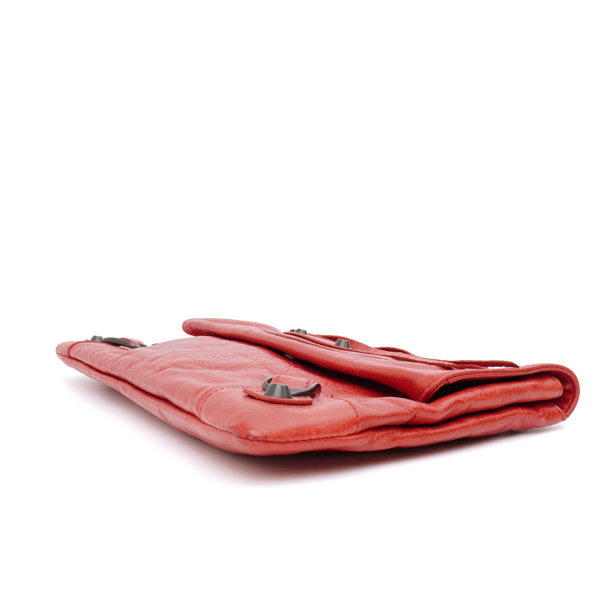 Balenciaga Envelope Clutch Red