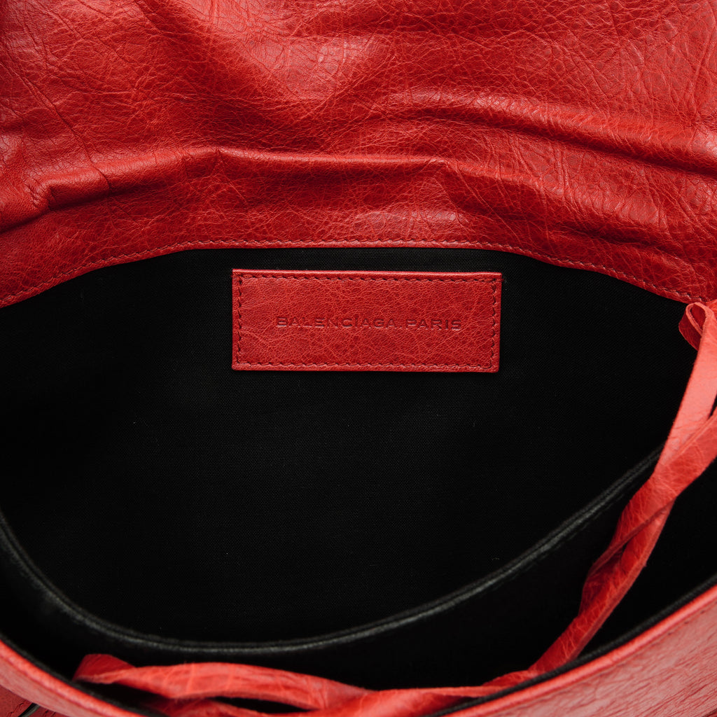 Balenciaga Envelope Clutch Red