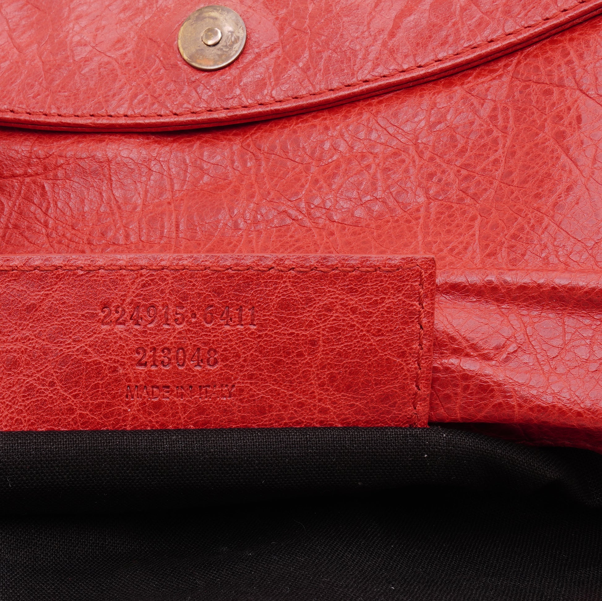 Balenciaga Envelope Clutch Red