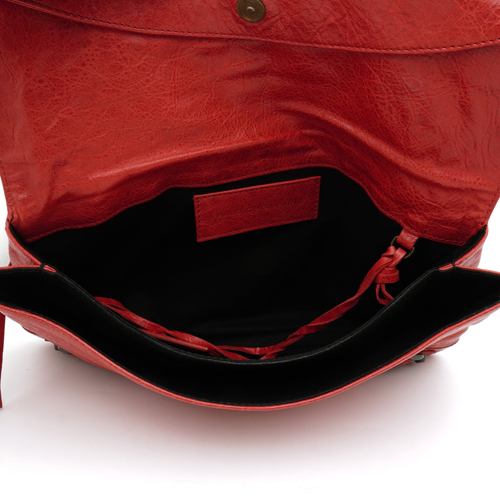 Balenciaga Envelope Clutch Red