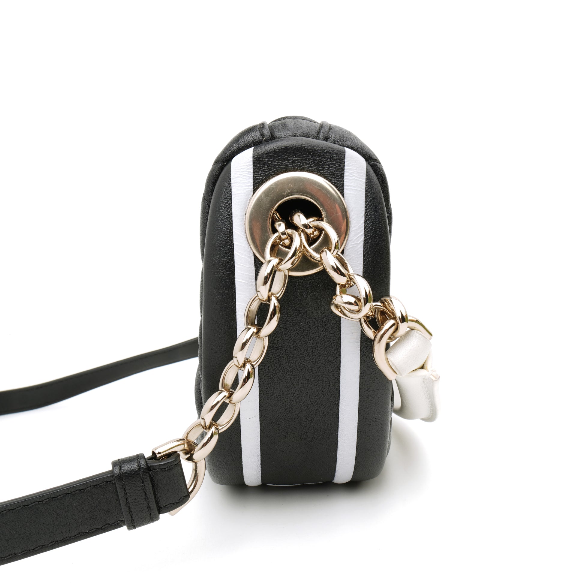 Dior Lambskin Cannage Small Dior Vibe Hobo Bag Black