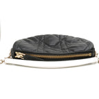 Dior Lambskin Cannage Small Dior Vibe Hobo Bag Black