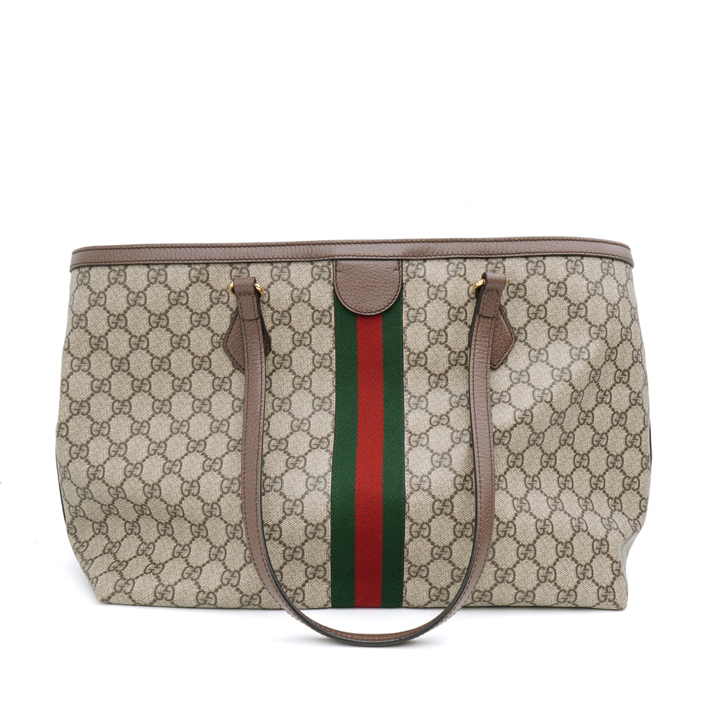 Gucci Ophidia Tote Bag Supreme Canvas