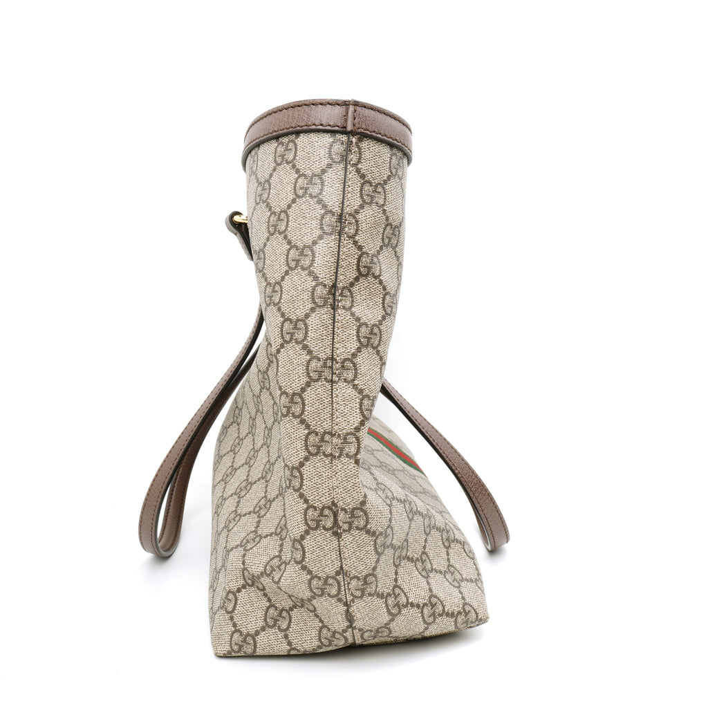 Gucci Ophidia Tote Bag Supreme Canvas