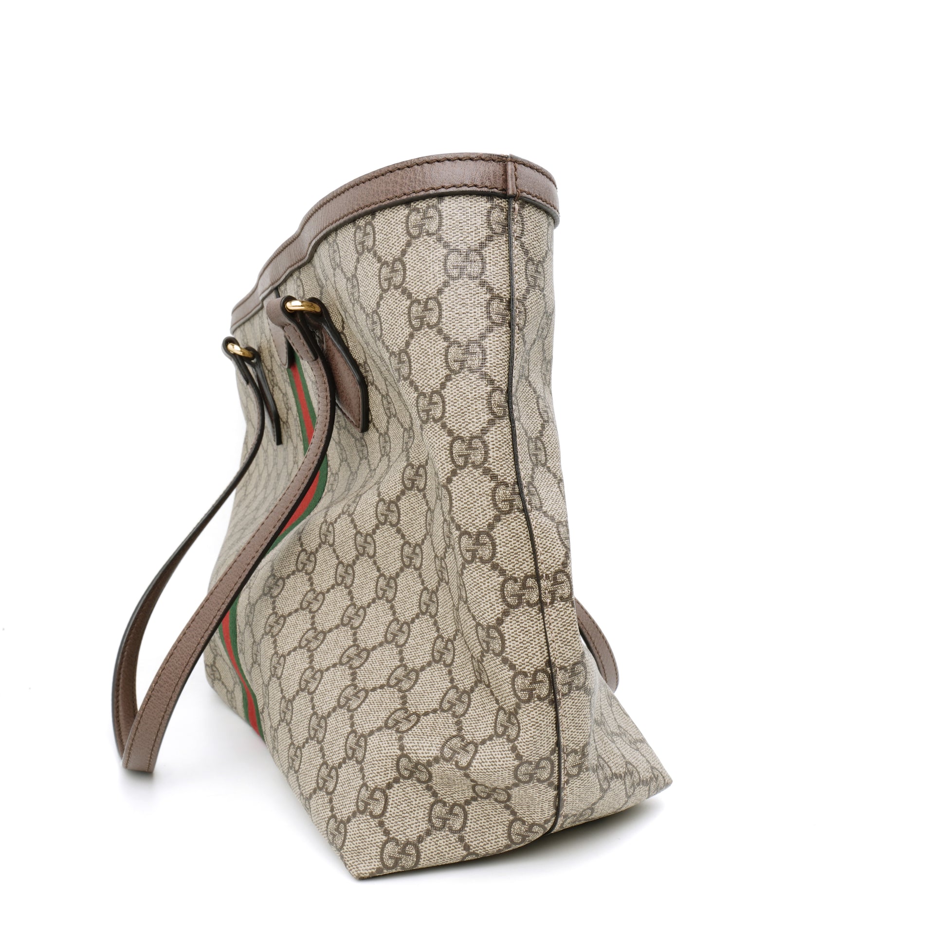 Gucci Ophidia Tote Bag Supreme Canvas