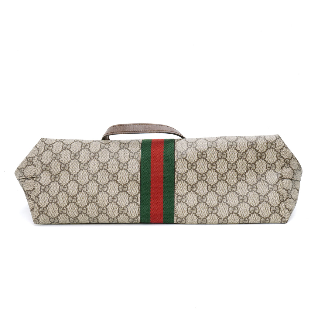 Gucci Ophidia Tote Bag Supreme Canvas