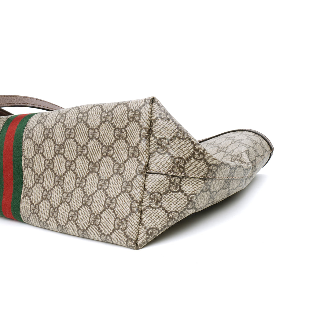 Gucci Ophidia Tote Bag Supreme Canvas