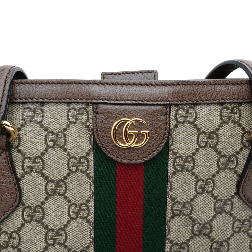 Gucci Ophidia Tote Bag Supreme Canvas