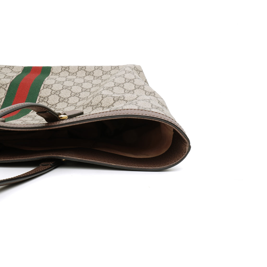Gucci Ophidia Tote Bag Supreme Canvas
