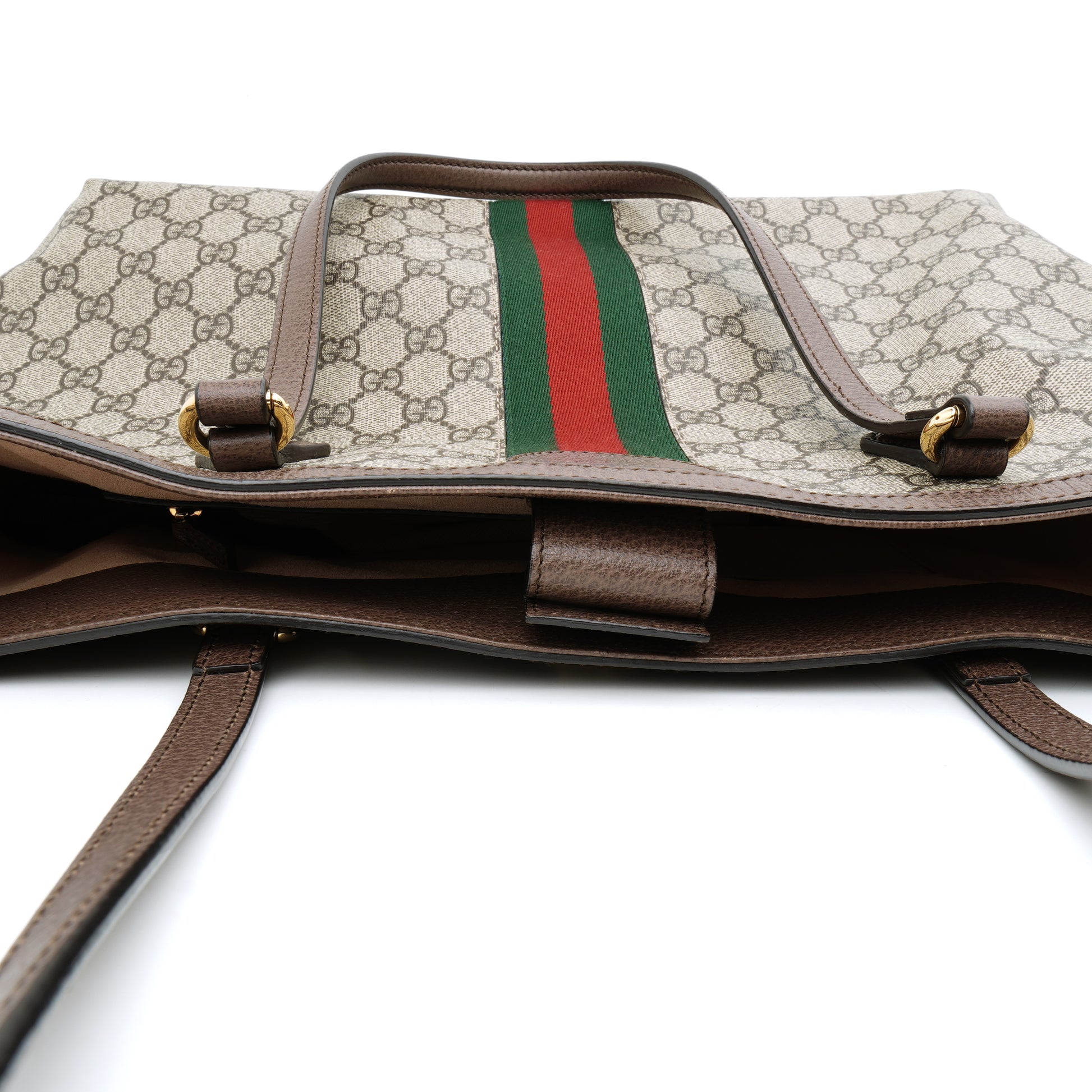Gucci Ophidia Tote Bag Supreme Canvas