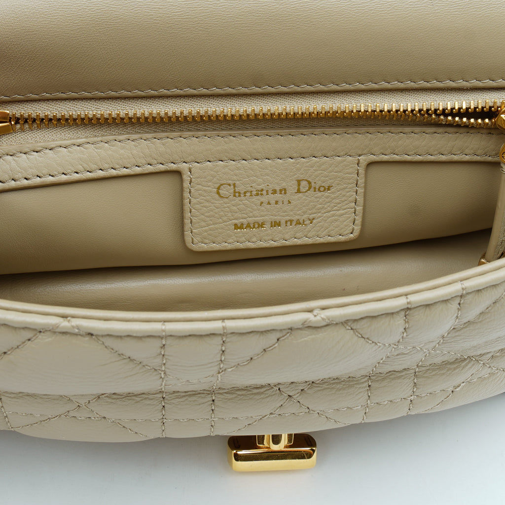 Dior Caro Montaigne Small Beige