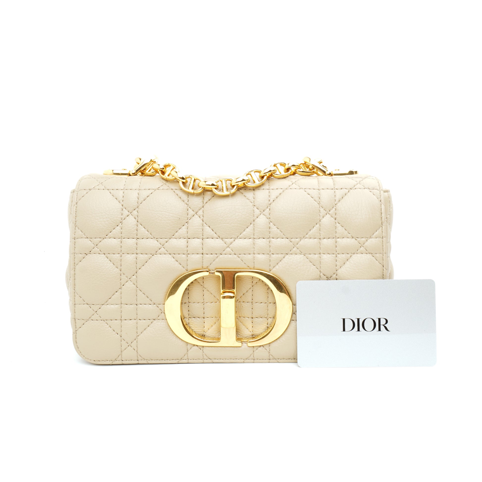 Dior Caro Montaigne Small Beige