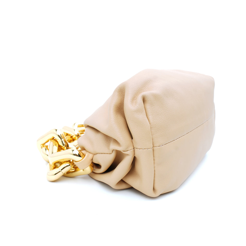Bottega Veneta The Chain Pouch Small Beige