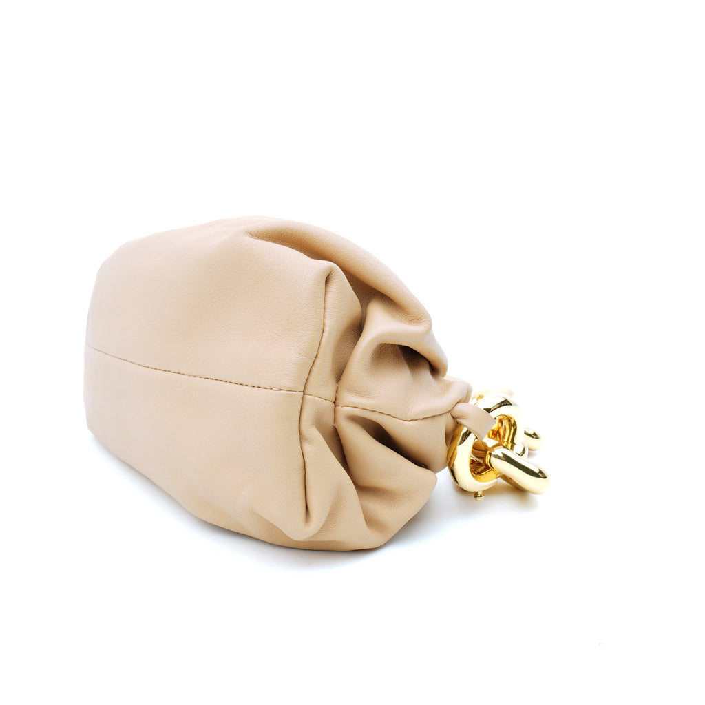 Bottega Veneta The Chain Pouch Small Beige