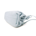 Bottega Veneta The Mini Pouch Light Blue Smooth Leather