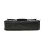 Prada Flap Nappa Gaufre Medium Chain Black