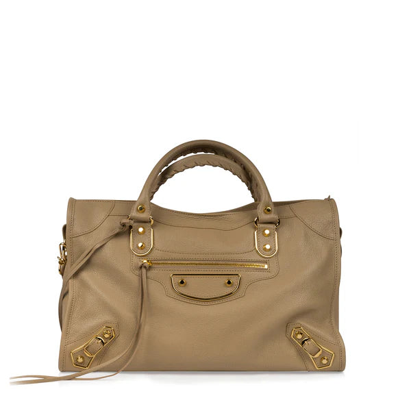 Balenciaga Medium City Metallic Edge