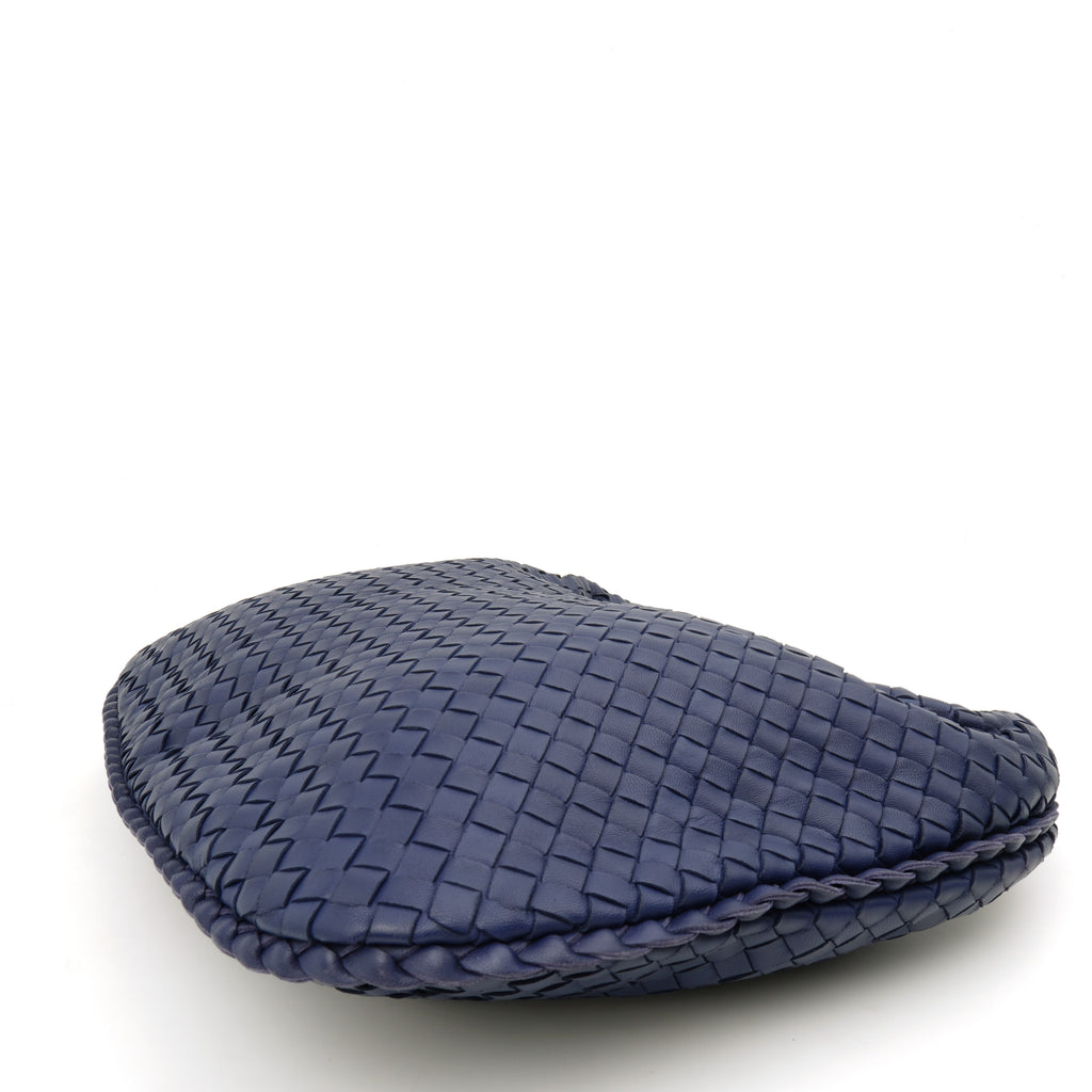 Bottega Veneta Intrecciato Hobo Dark Blue