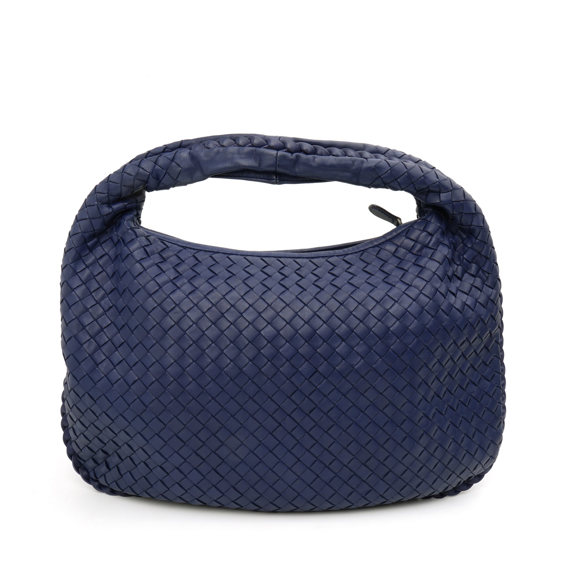 Bottega Veneta Intrecciato Hobo Dark Blue
