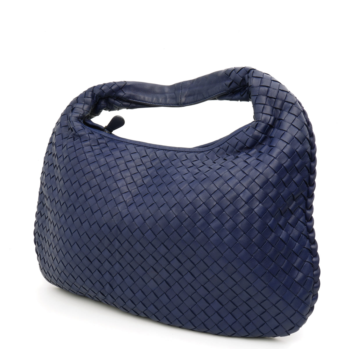 Bottega Veneta Intrecciato Hobo Dark Blue