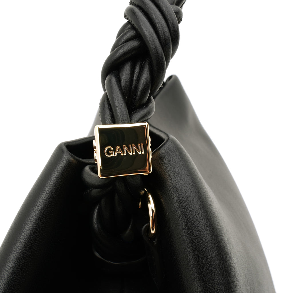 Ganni Bou Bag Small Hexagonal Black