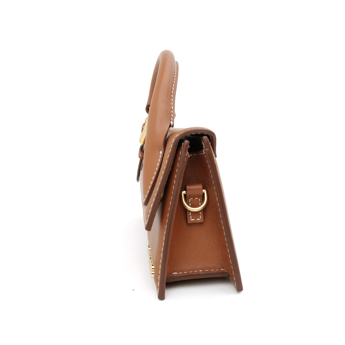 Jacquemus Le Chiquito Long Boucle Brown