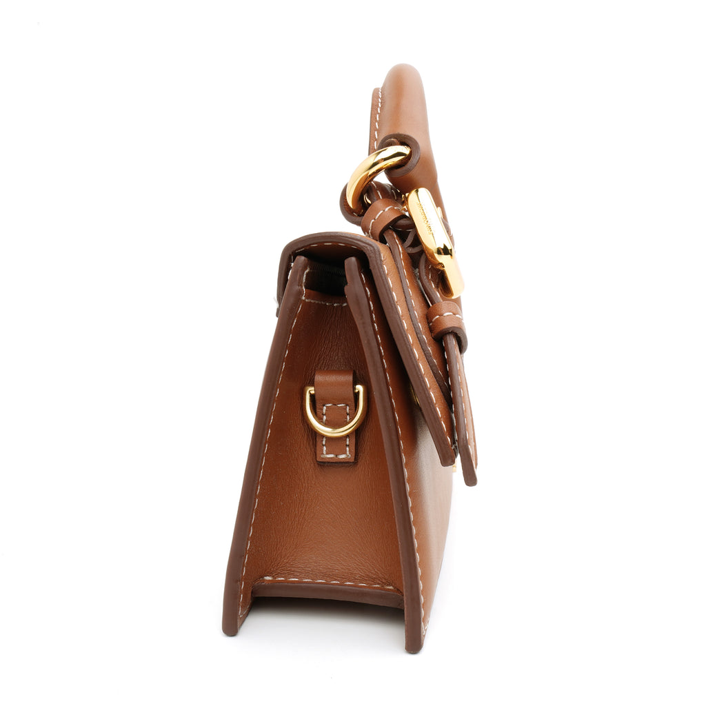 Jacquemus Le Chiquito Long Boucle Brown