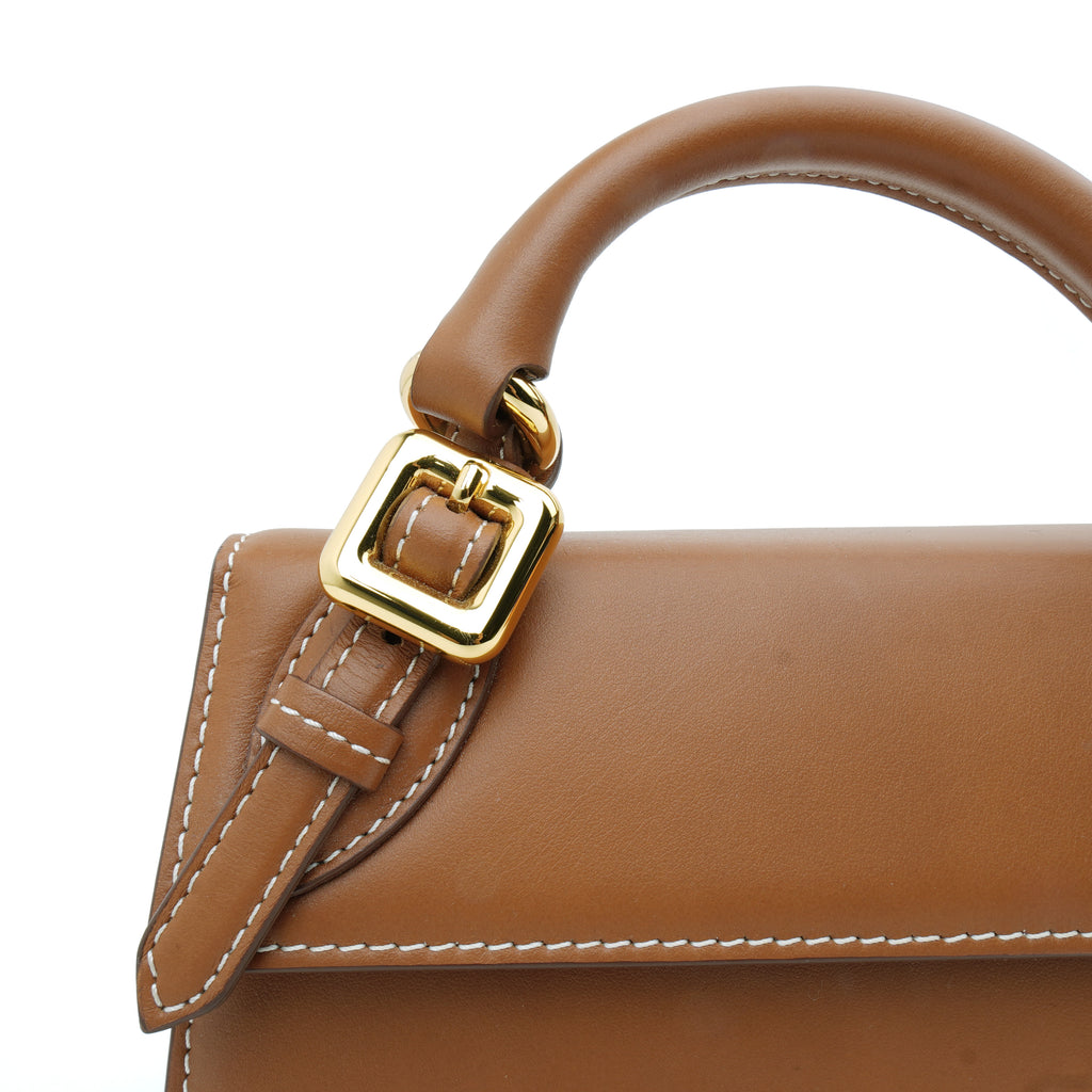 Jacquemus Le Chiquito Long Boucle Brown
