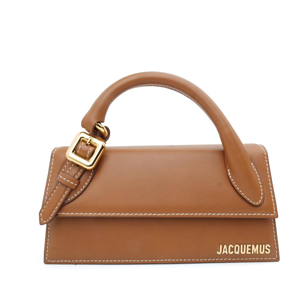 Jacquemus Le Chiquito Long Boucle Brown