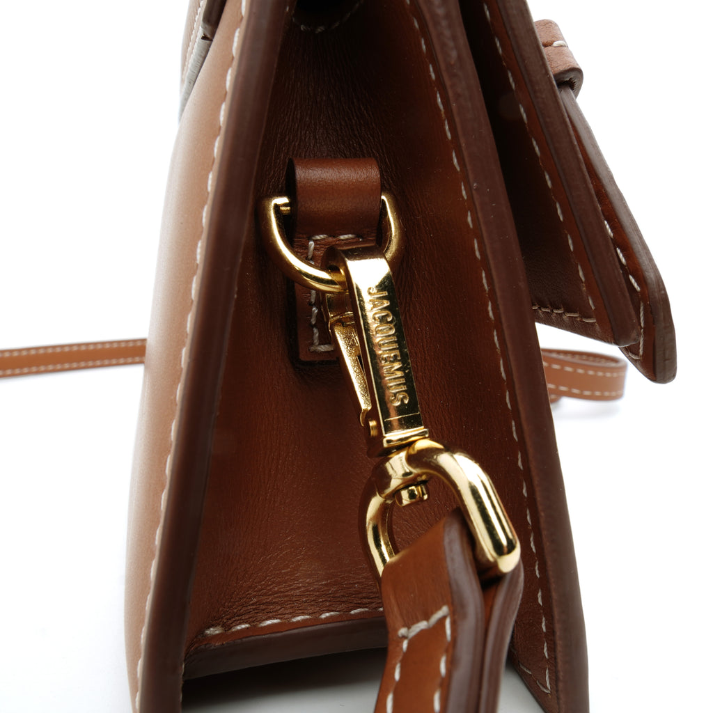 Jacquemus Le Chiquito Long Boucle Brown