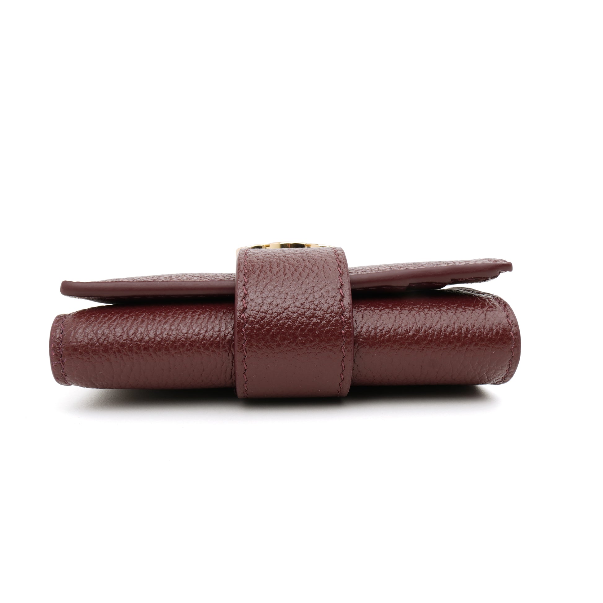 Celine Nino Fine Strap Wallet Syrah Burgundy