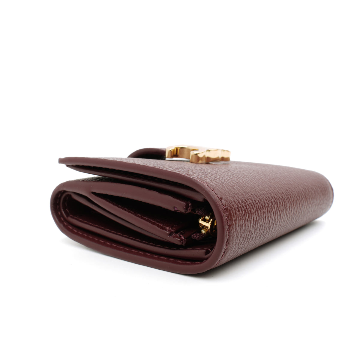 Celine Nino Fine Strap Wallet Syrah Burgundy