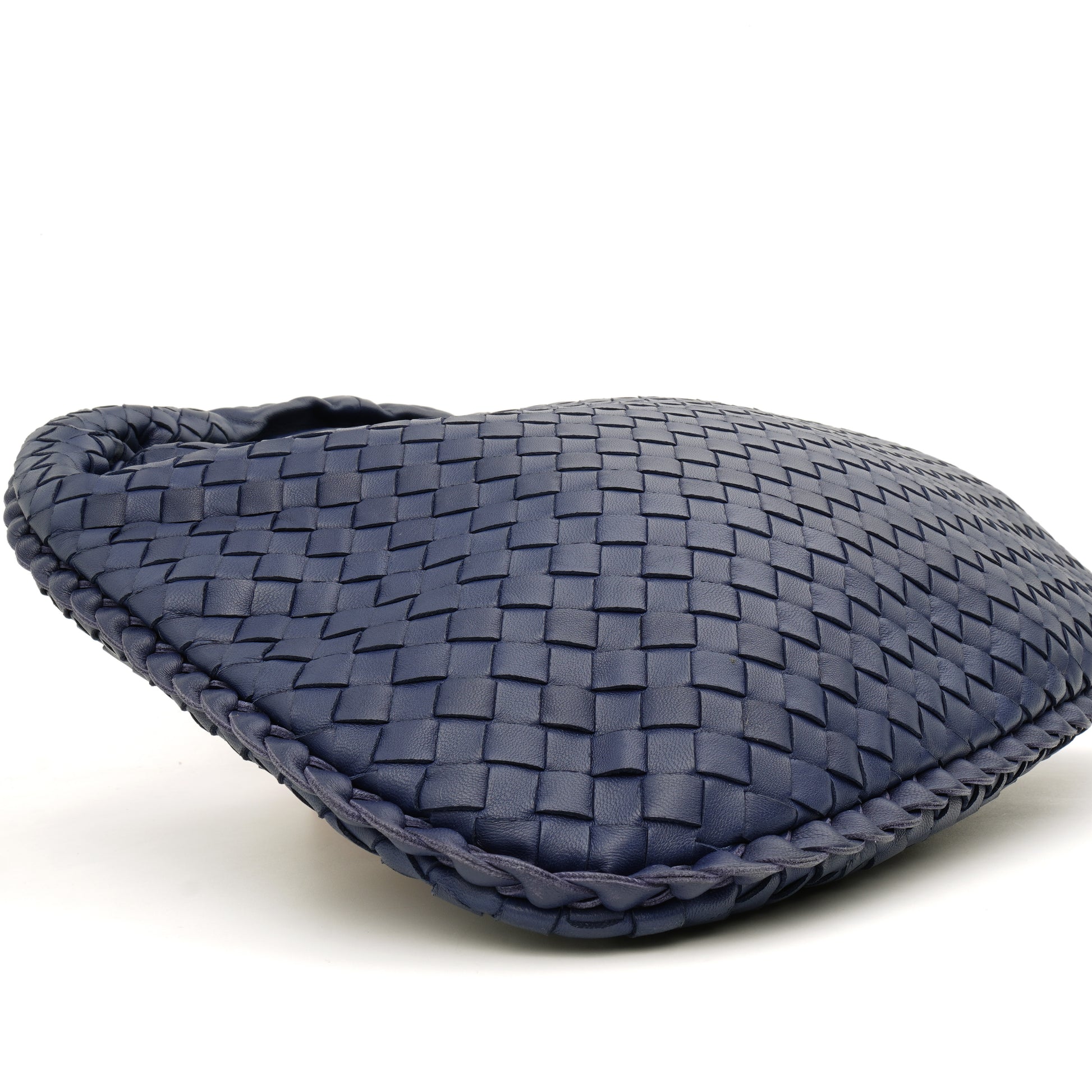 Bottega Veneta Intrecciato Hobo Dark Blue