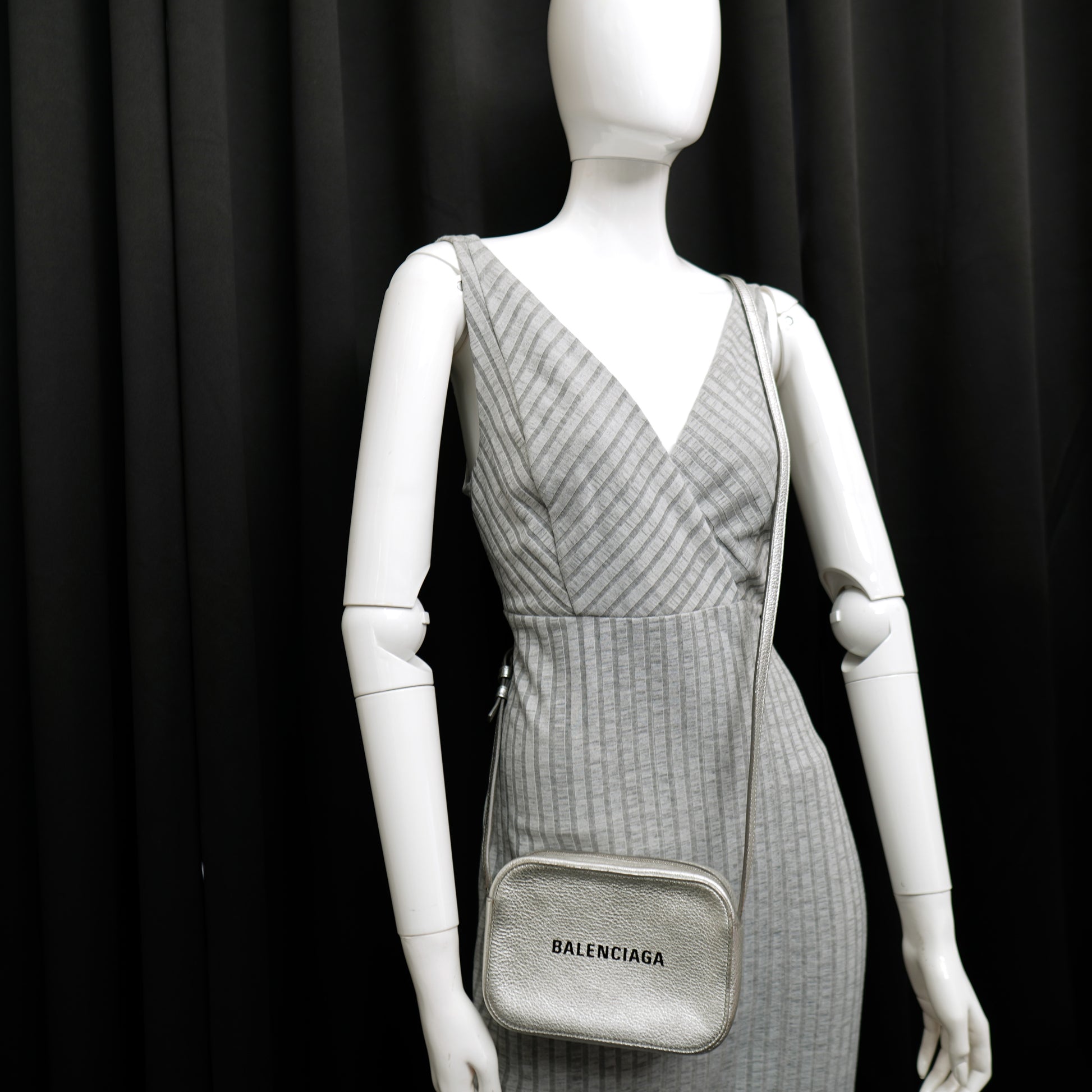 Balenciaga Everyday Camera Bag XS Silver