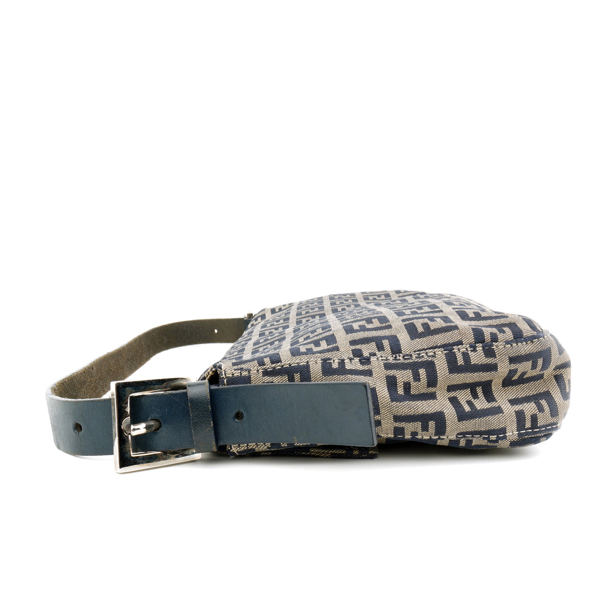 Fendi Zucchino Baguette Blue Gray