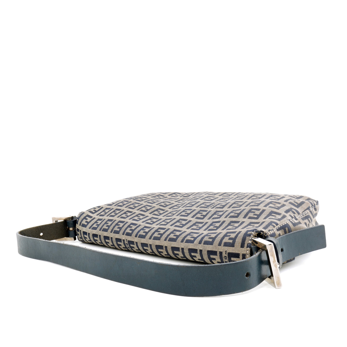 Fendi Zucchino Baguette Blue Gray