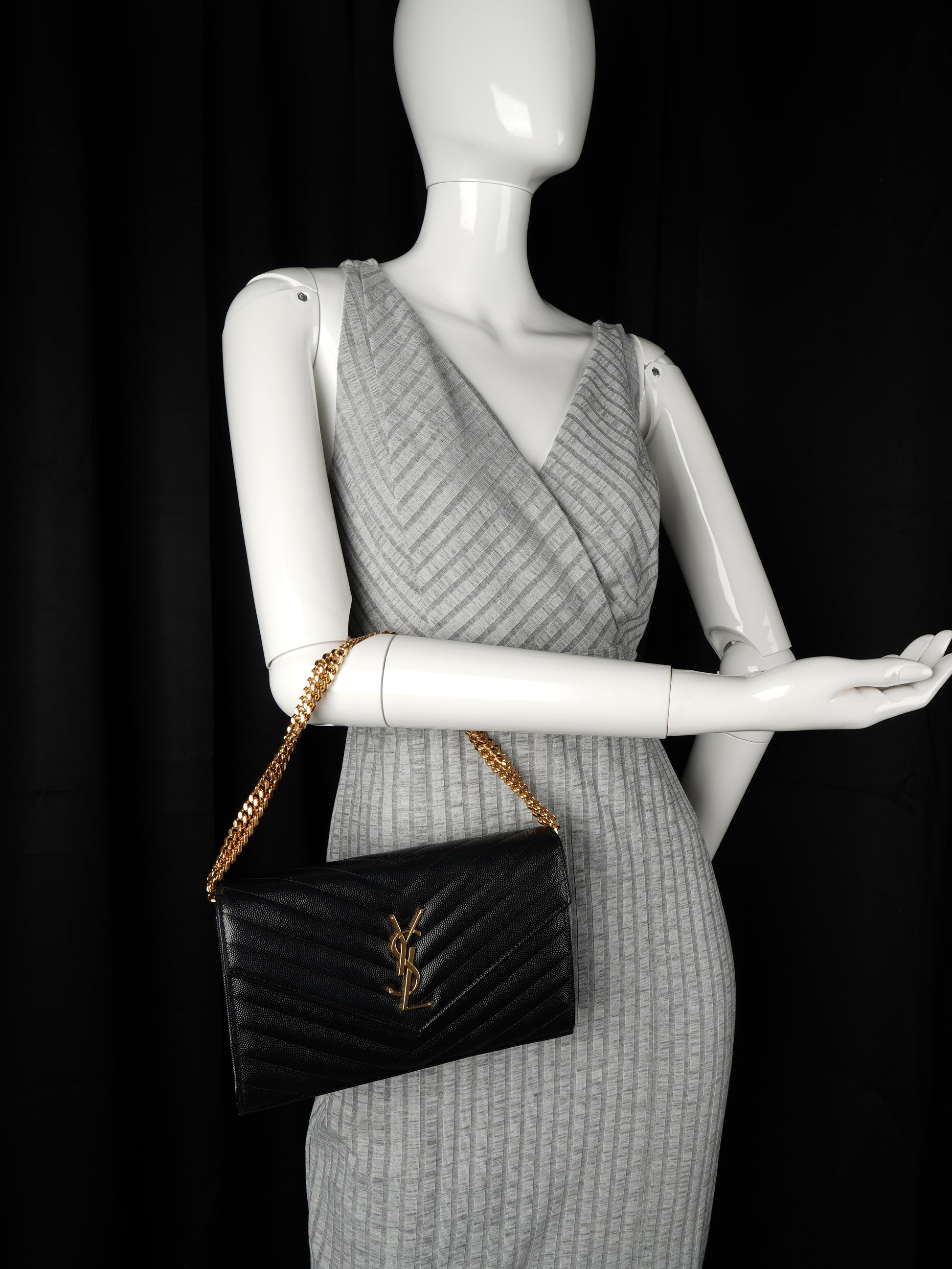 Saint Laurent Wallet on Chain Large