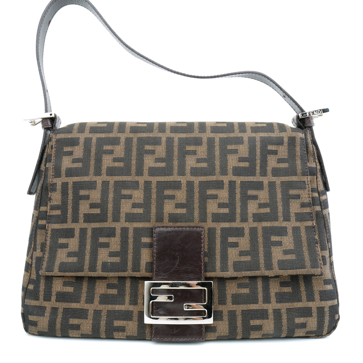 Fendi Mamma Baguette Zucca