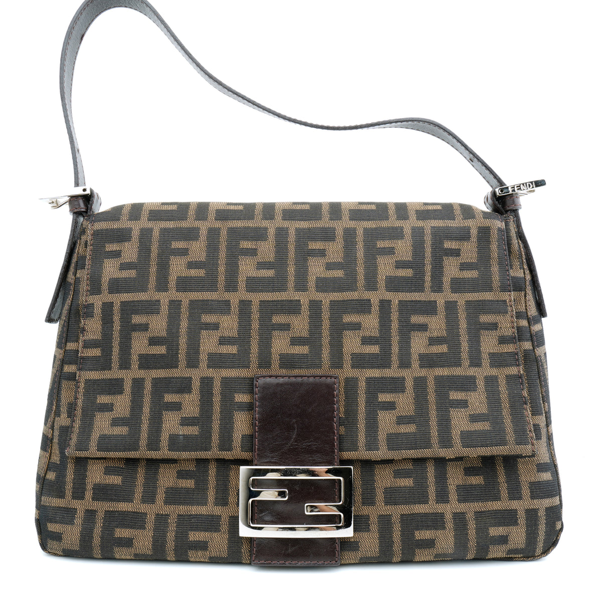 Fendi Mamma Baguette Zucca