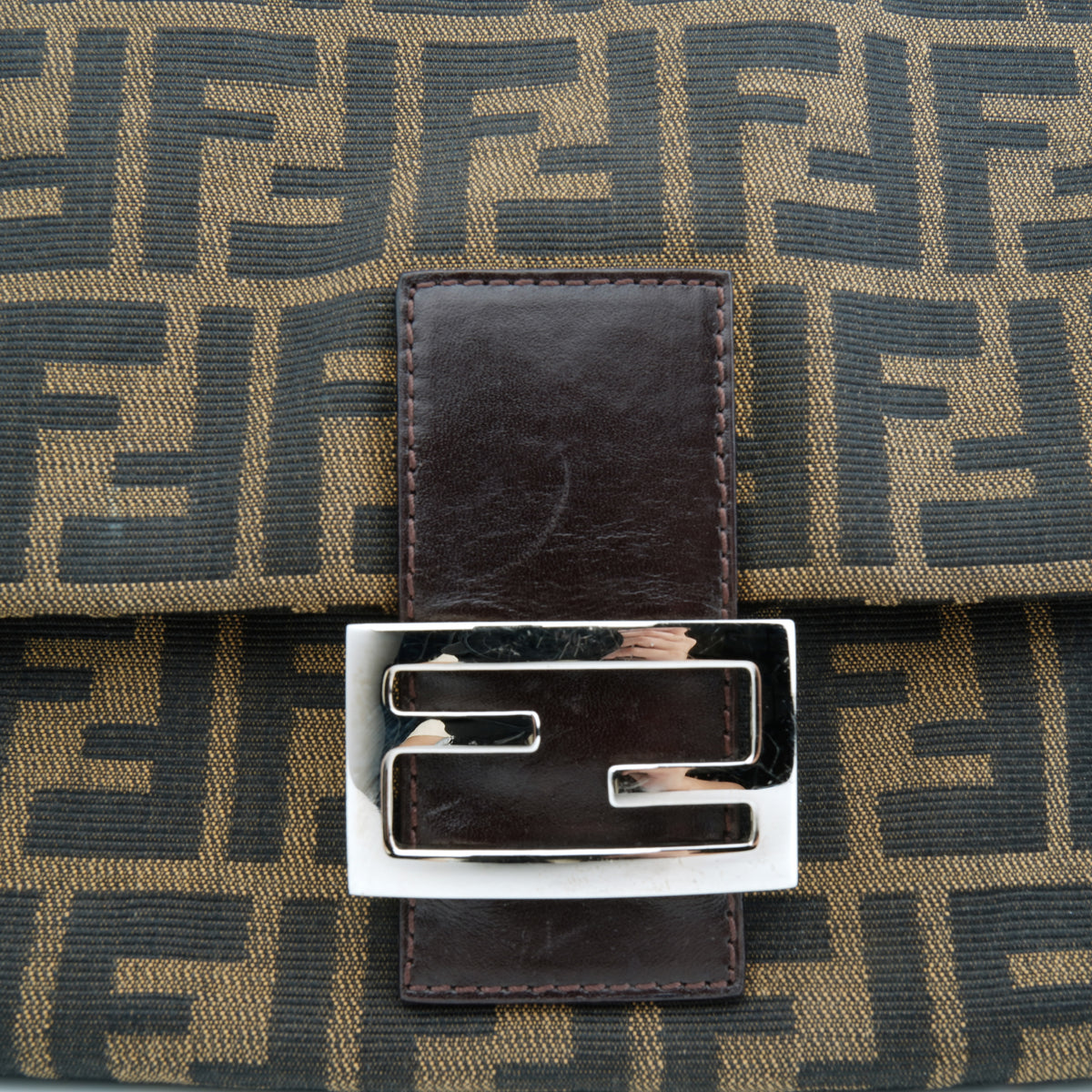 Fendi Mamma Baguette Zucca