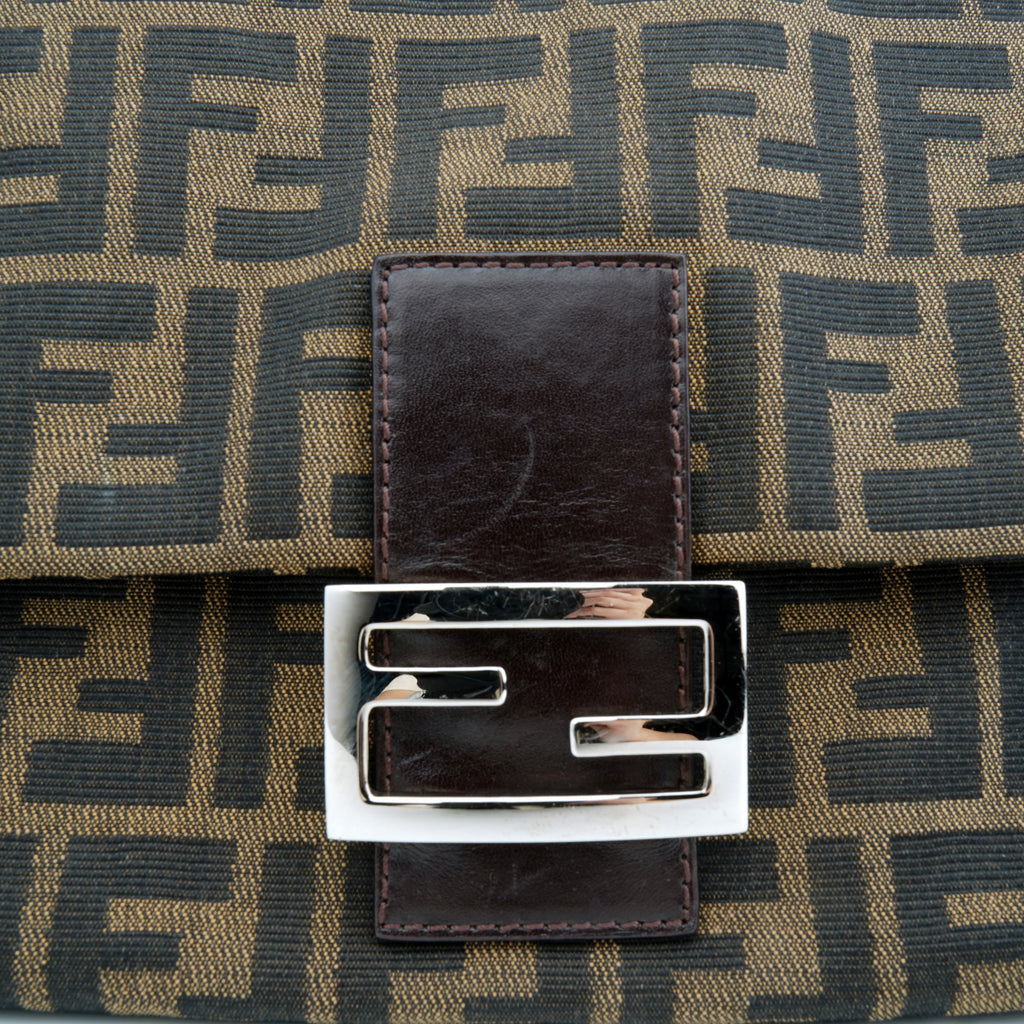 Fendi Mamma Baguette Zucca