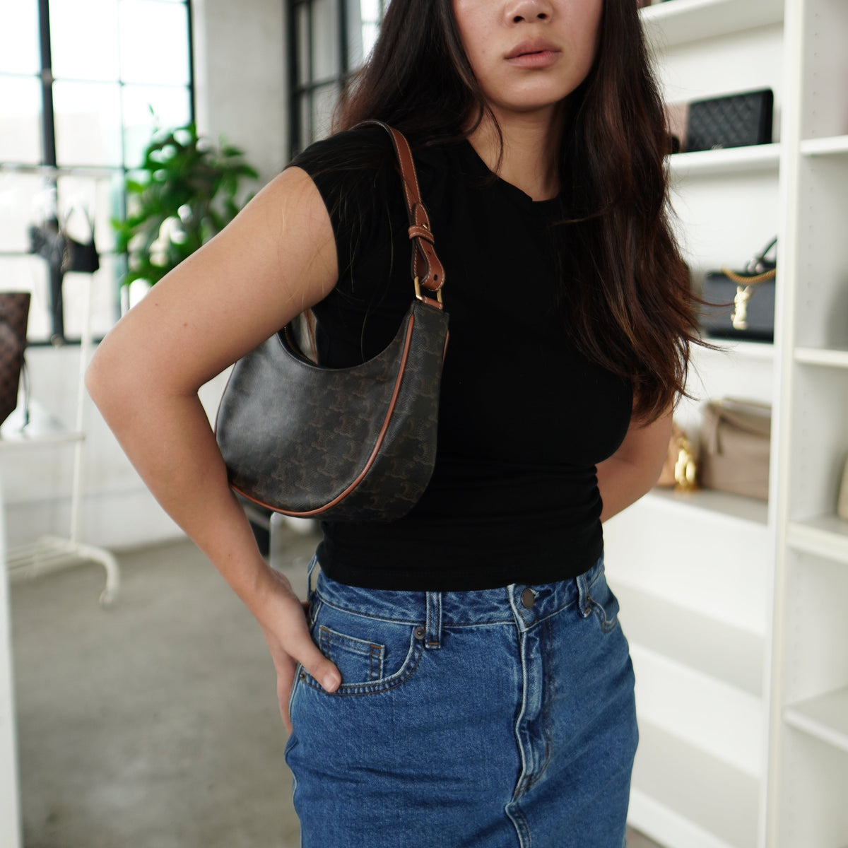 Celine Ava Triomphe Canvas