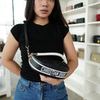Dior Lambskin Cannage Small Dior Vibe Hobo Bag Black