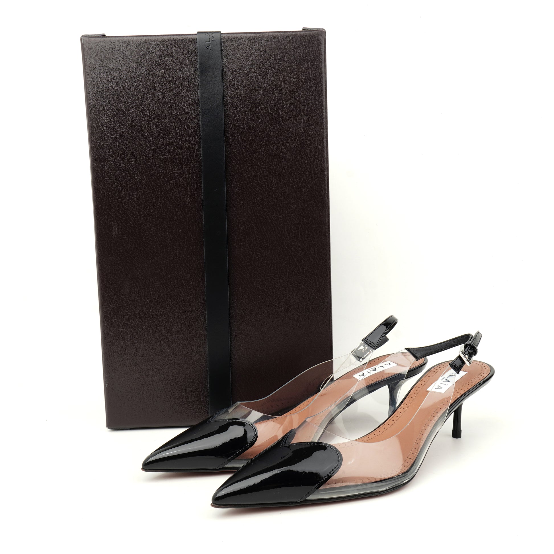 Alaïa Le Cœur Slingback Pumps 35.5