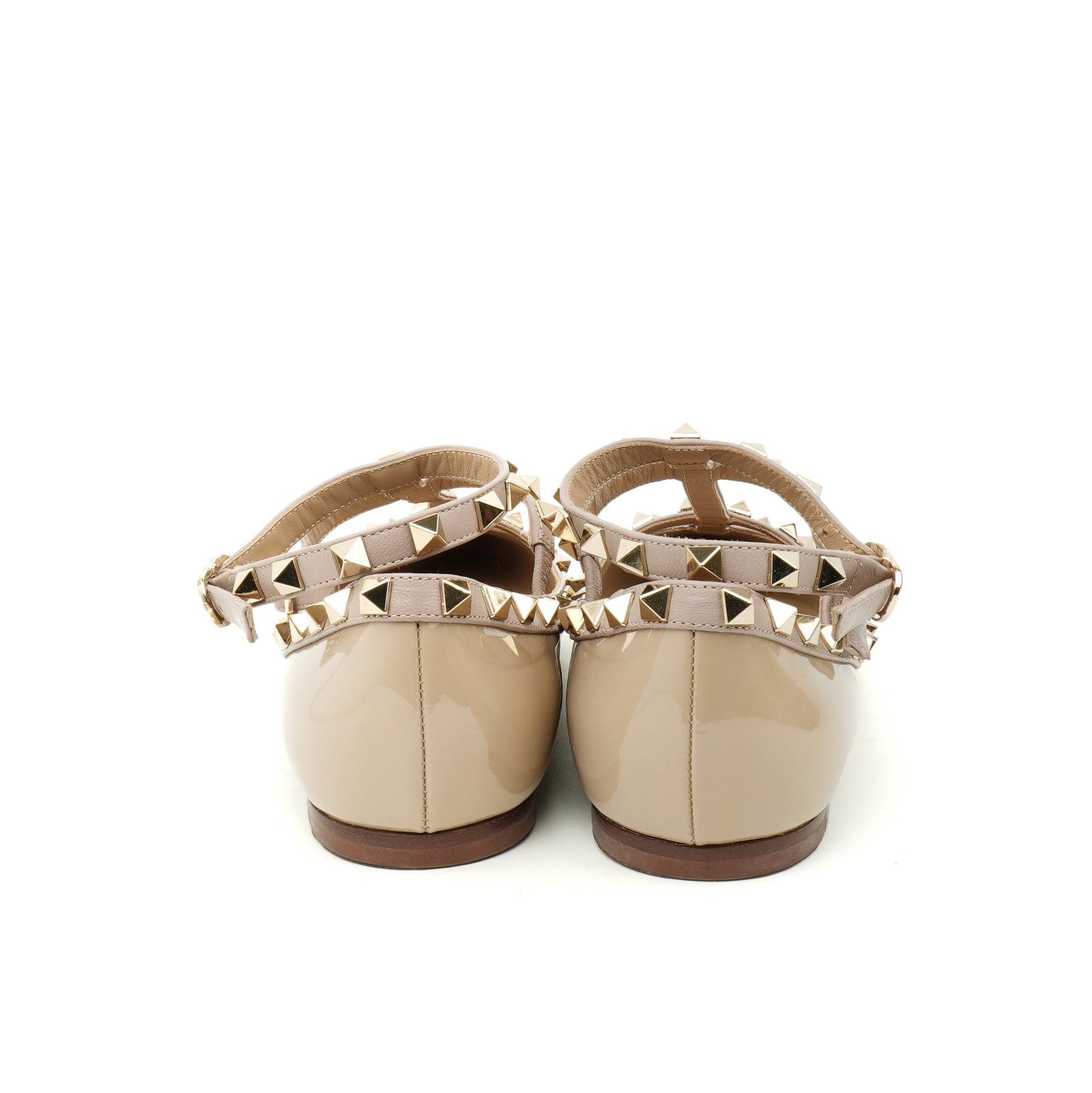 Valentino Rockstud Cage Ballet Flats 37.5