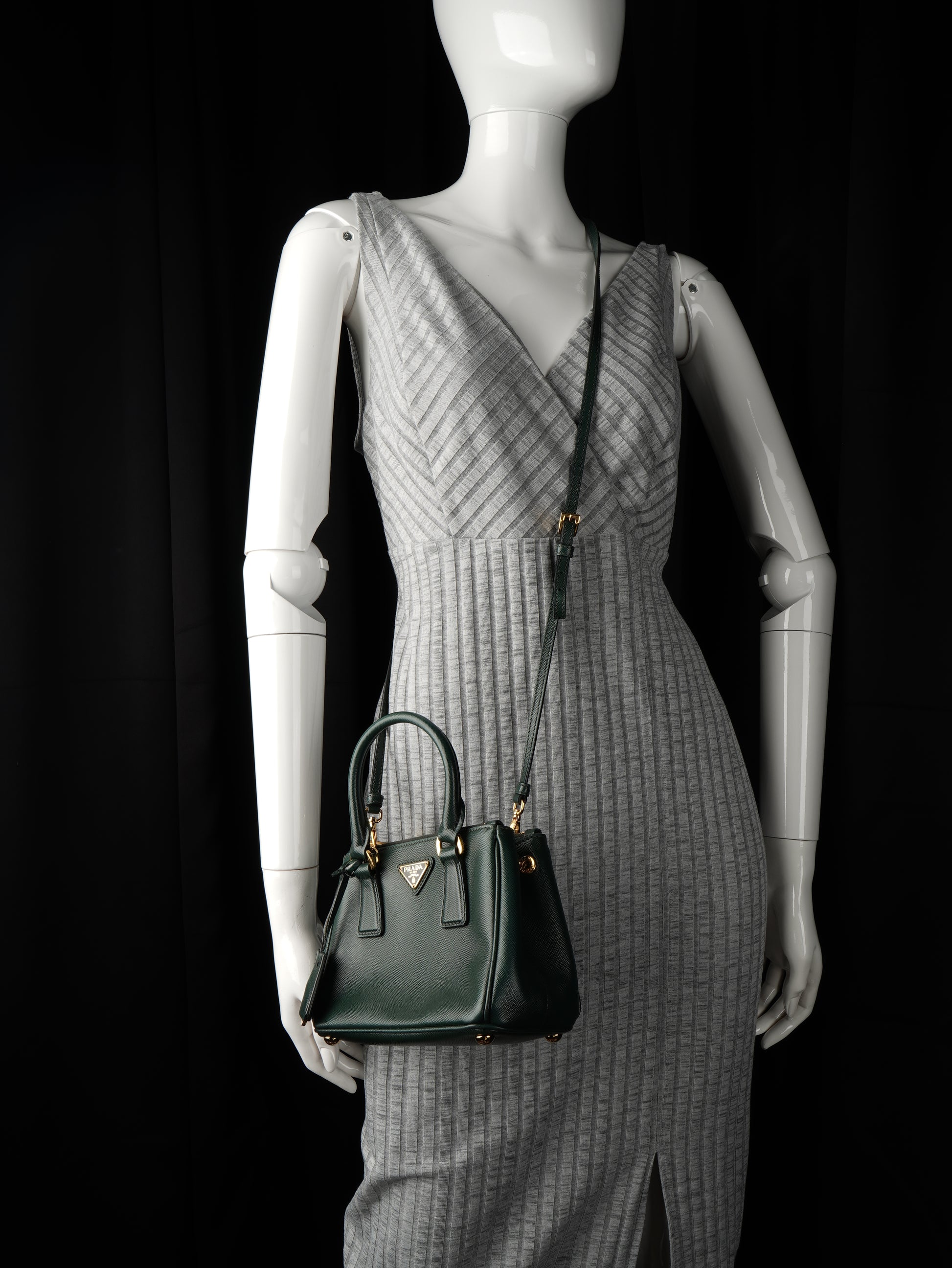 Prada Saffiano Lux Micro Galleria