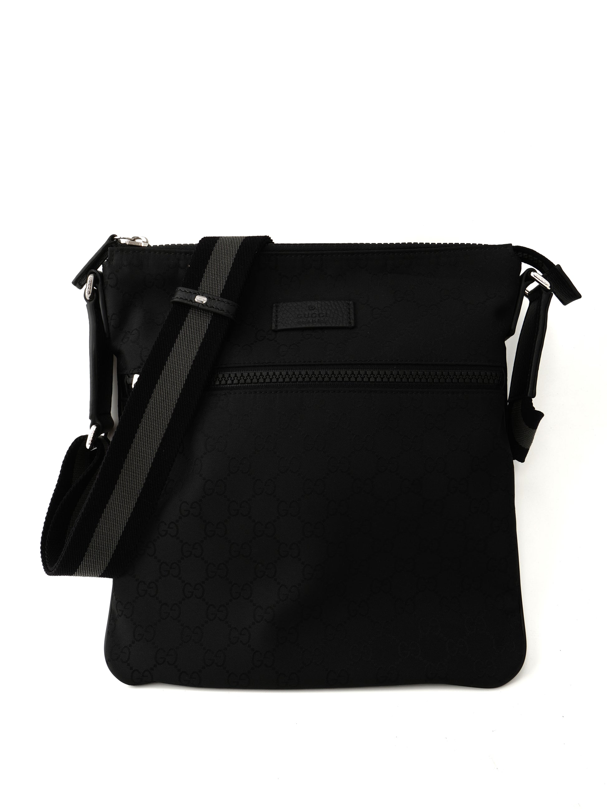 Gucci Nylon Flat Messenger Bag